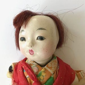 Antique Ichimatsu Doll, Japan